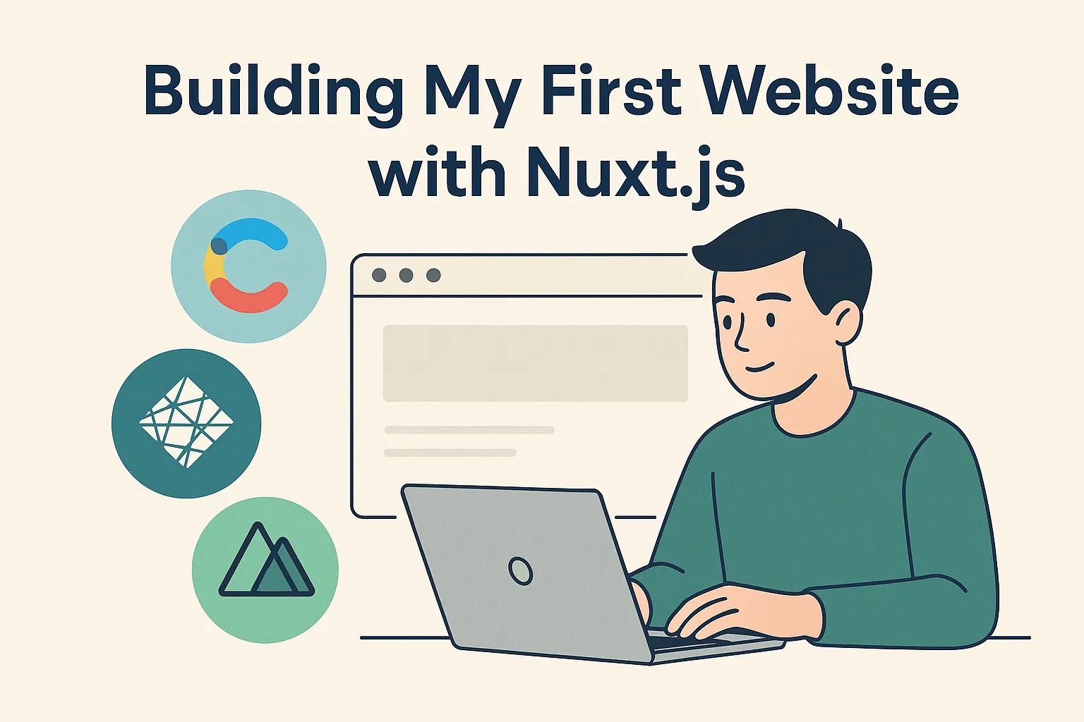 How I Created My First Website with Nuxt.js: A Journey of Learning and Exploration